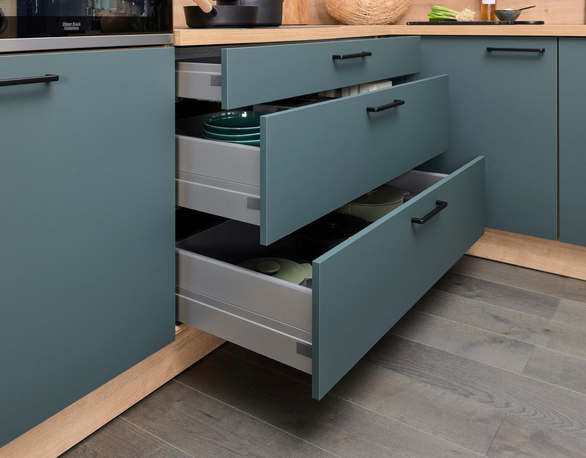 EINBAUKÜCHE   - Eichefarben, Design, Holzwerkstoff - Nolte Küchen