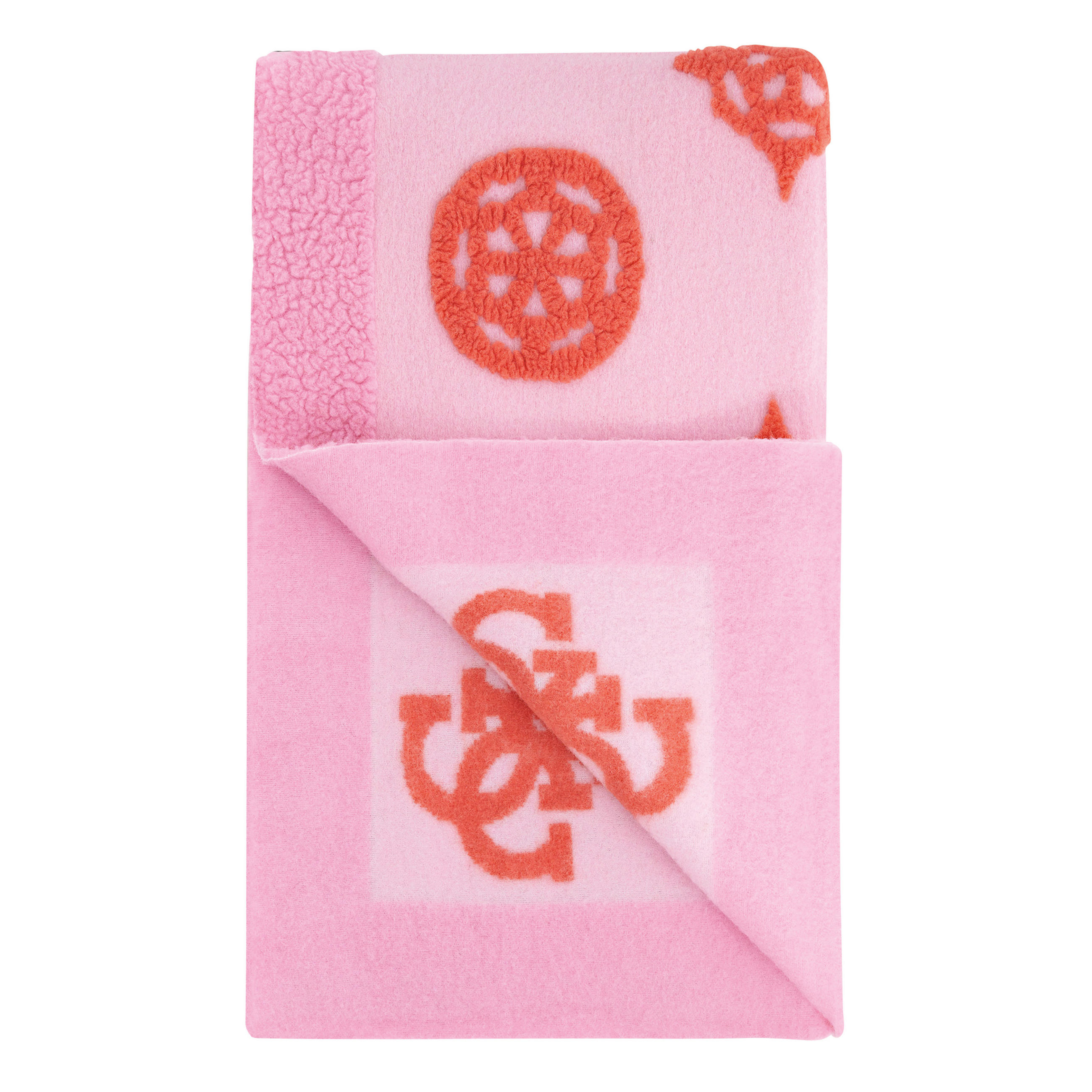 ODEJA  WOOL POENY GUESS  190/150 cm       pink  - pink, Konvencionalno, tekstil (190/150cm) - Guess