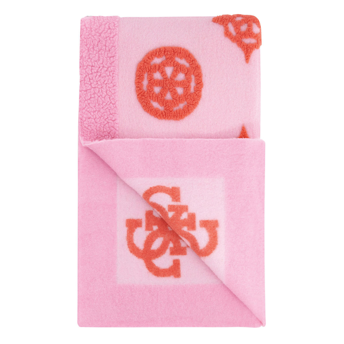 ODEJA  WOOL POENY GUESS  190/150 cm       pink  - pink, Konvencionalno, tekstil (190/150cm) - Guess