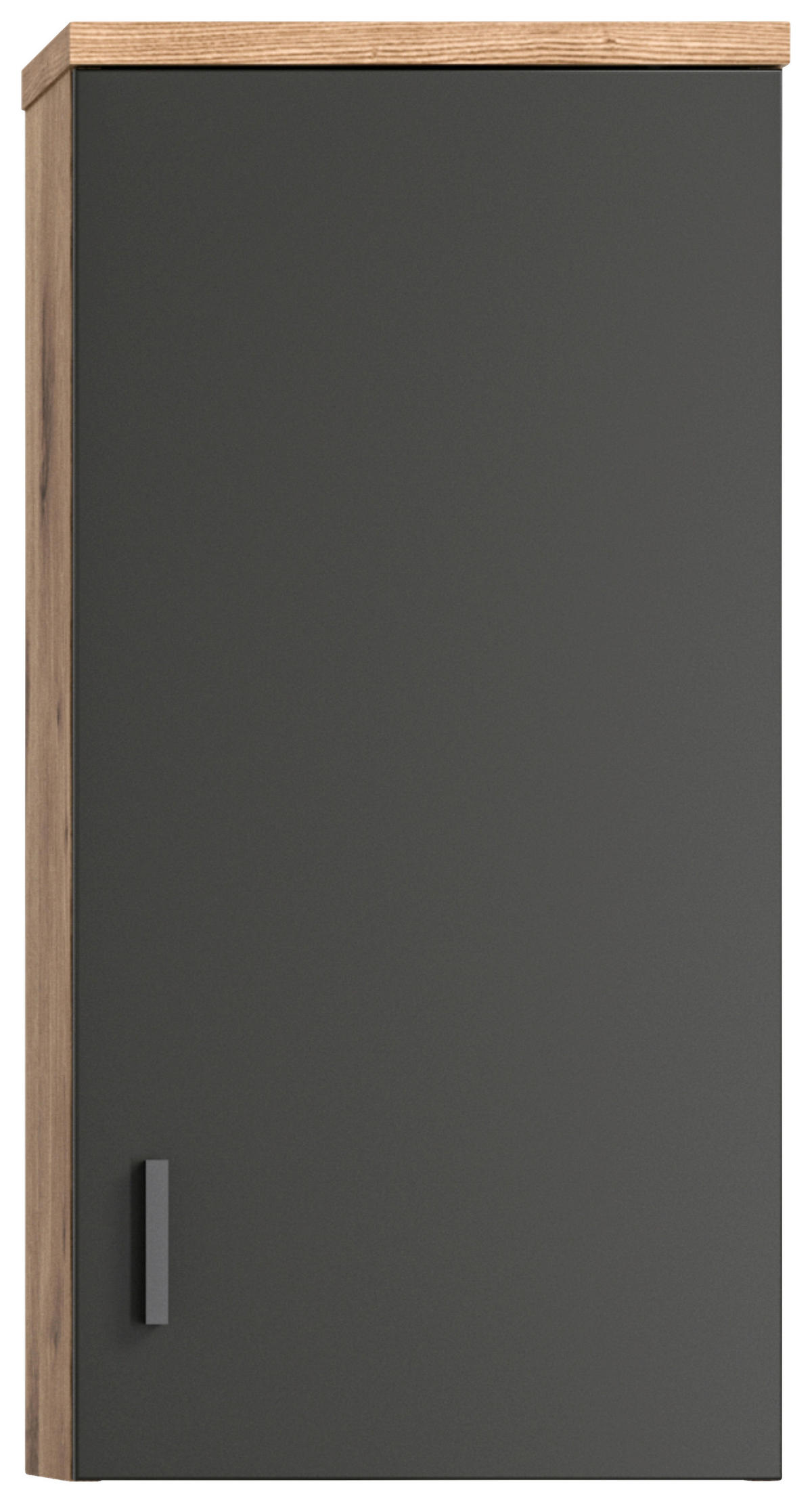 KOPALNICA  temno siva  - temno siva/siva, Moderno, kovina/steklo (138cm) - MID.YOU