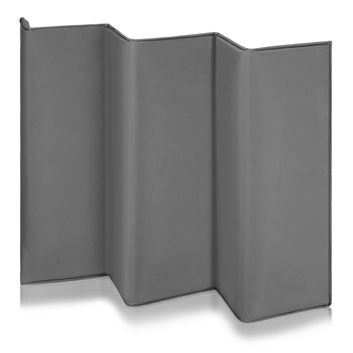 REISEBETT Jasmin Easy Fold Grau  - Grau, Basics, Kunststoff (123/67/74.9cm) - Lionelo