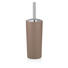 WC-BÜRSTENGARNITUR - Taupe/Edelstahlfarben, Basics, Kunststoff (11/36,5cm)