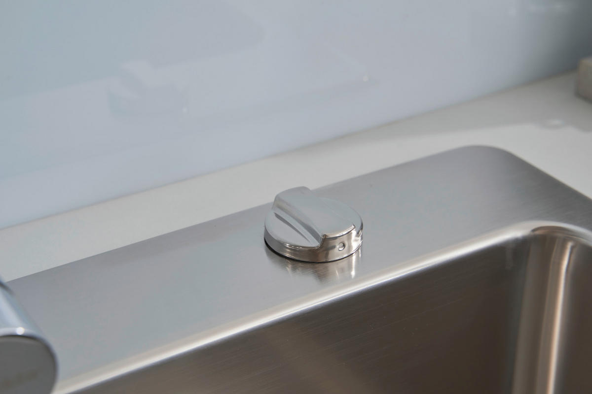 SPÜLE 1720CHICAGO50X50  - Edelstahlfarben, Trend, Metall (50/22,8/50cm) - Respekta