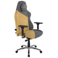 SKYLAR XL Sun Silver Anthrazit, Gelb, Silberfarben Metall, Textil   - Anthrazit/Gelb, LIFESTYLE, Textil/Metall (81/147/72cm) - HIVAR