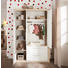 KLEIDERSCHRANK Mathilda Naturfarben, Weiß - Silberfarben/Weiß, KONVENTIONELL, Holz/Holzwerkstoff (134/199/52cm) - My Baby Lou