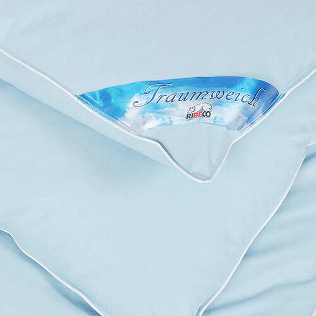 Ballonbett Leon, warm,hellblau 155/220 cm Leon  - Weiß/Hellblau, Basics, Textil (155/220cm)