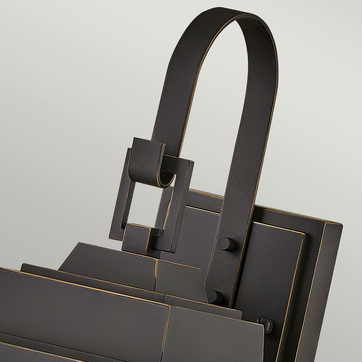 AUßENWANDLEUCHTE 17/21,5/48,8 cm   - Messingfarben/Bronzefarben, KONVENTIONELL, Glas/Metall (17/21,5/48,8cm) - Elstead Lighting