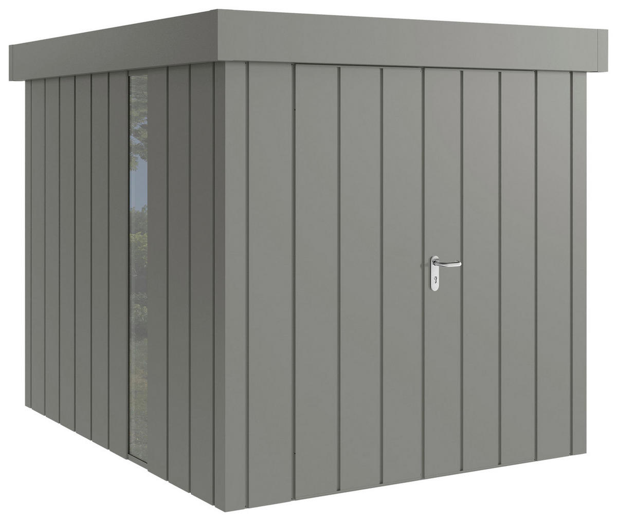 GERÄTEHAUS 229/220/277 cm  - Alufarben, Basics, Metall (229/220/277cm)