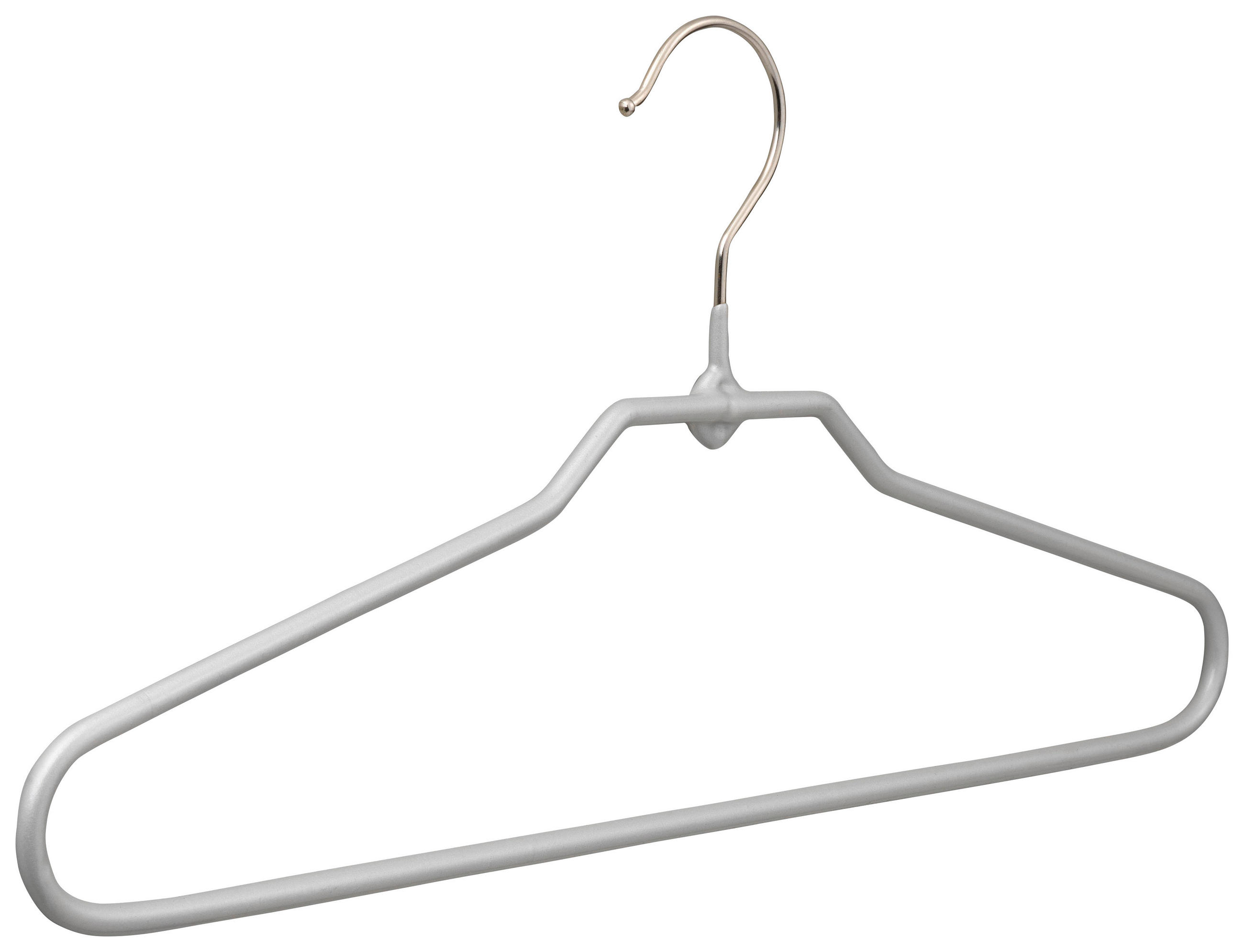 ŠATNÍ RAMÍNKO - barvy stříbra, Design, kov (40cm) - Boxxx