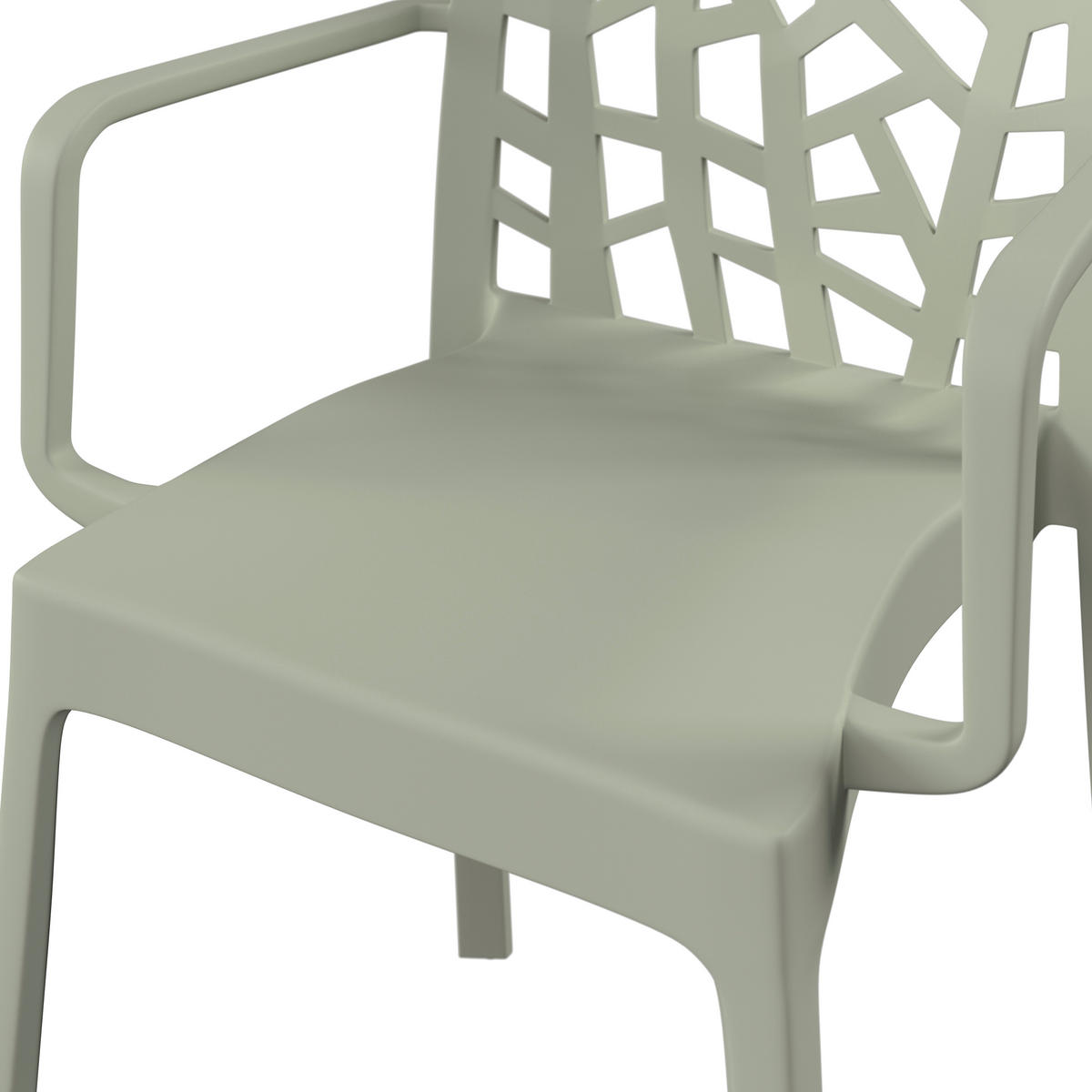 GARTENSTUHL Grün  - Grün, MODERN, Kunststoff (55/82/53.5cm) - Ambia Garden