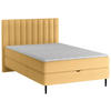 BOXBETT 120/200 cm  in Gelb  - Gelb/Schwarz, Design, Holz/Holzwerkstoff (120/200cm) - Stylife