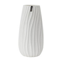 VÁZA, keramika, 30 cm - bílá, Basics, keramika (15/30cm)