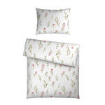 BETTWÄSCHE Mavie Satin 140/200 cm  - Rosa/Weiß, KONVENTIONELL, Textil (140/200cm) - Novel