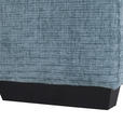 ECKSOFA Blau, Petrol Flachgewebe  - Blau/Petrol, KONVENTIONELL, Holz/Textil (190/270cm) - Carryhome