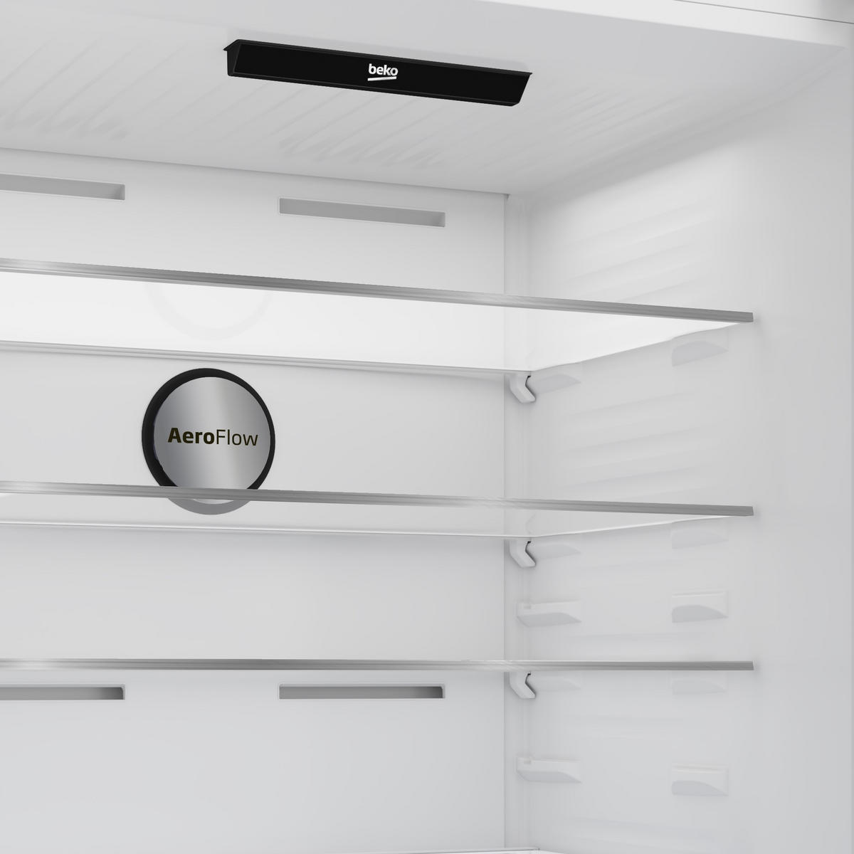 KÜHL-GEFRIER-KOMBINATION B5RCNE615ZXP  - Edelstahlfarben, Basics, Metall (83,2/193/76,2cm) - Beko