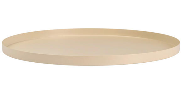 TABLETT 40/2 cm    - Beige, Basics, Metall (40/2cm) - Ambia Home