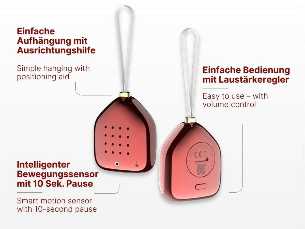 SOUNDBOX - Rot, Trend, Kunststoff (5,5/6,8cm)