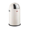 ABFALLSAMMLER PUSHBOY JUNIOR 22 L  - Sandfarben/Edelstahlfarben, KONVENTIONELL, Kunststoff/Metall (35/63cm) - Wesco