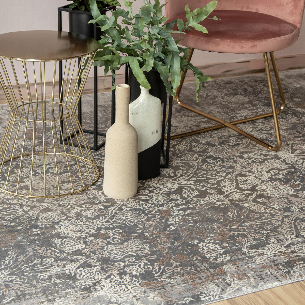 COVOR ȚESUT My Jewel of Obsession  - taupe, Konventionell, textil (140/200cm)