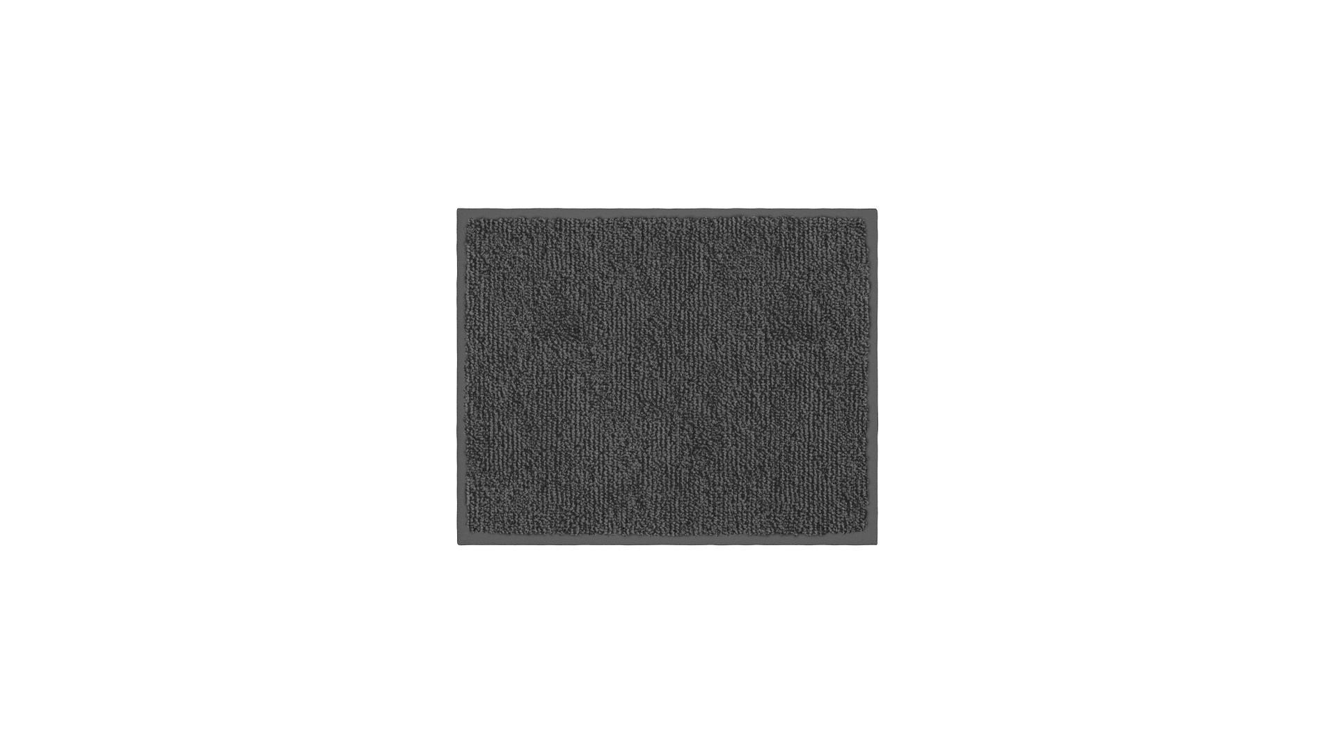 BIDET-VORLEGER Anthrazit 40/50 cm  - Anthrazit, Basics, Kunststoff/Textil (40/50cm) - Grund