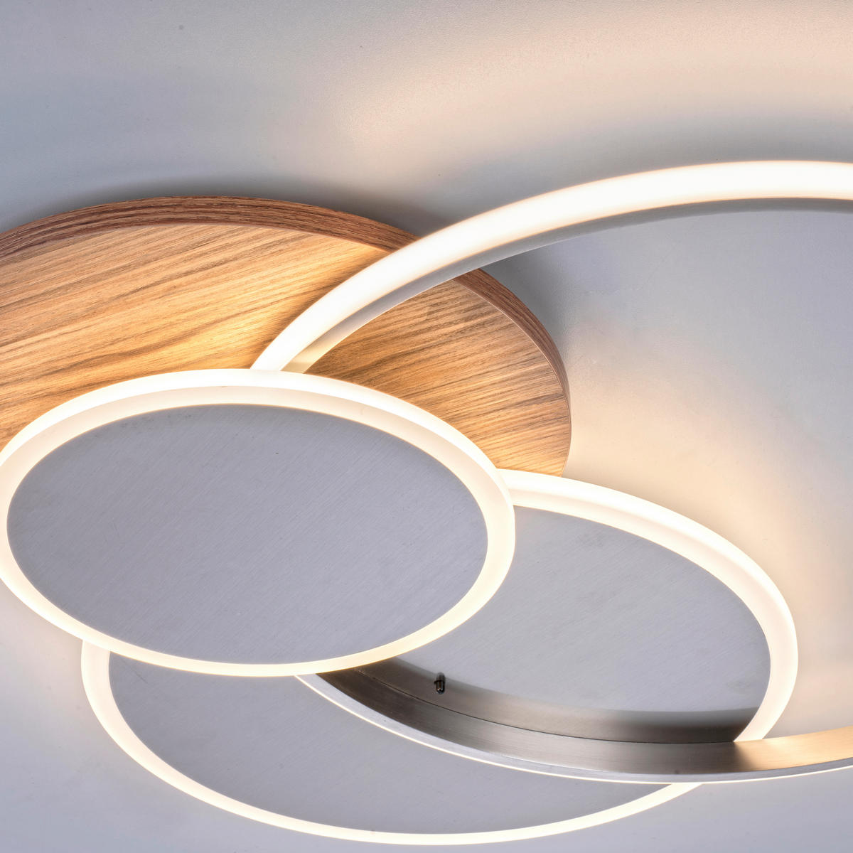LED-DECKENLEUCHTE Palma 65/62,5/7 cm   - Design, Kunststoff/Metall (65/62,5/7cm) - Paul Neuhaus