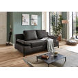 SCHLAFSOFA  mit Mikrofaser Anthrazit  - Anthrazit/Schwarz, KONVENTIONELL, Kunststoff/Textil (202/90/97cm) - Carryhome