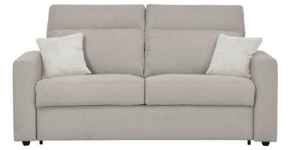 SCHLAFSOFA Mikrofaser Beige - Beige/Creme, KONVENTIONELL, Kunststoff/Textil (186/101/101cm) - Carryhome