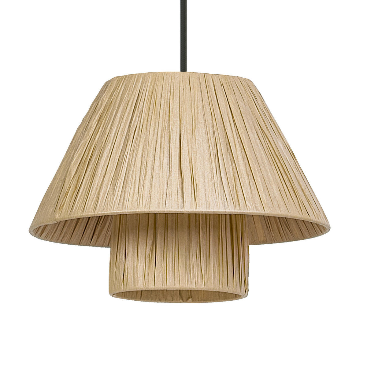 HÄNGELEUCHTE 28/120 cm  - Braun, Natur, Naturmaterialien/Metall (28/120cm) - Osram