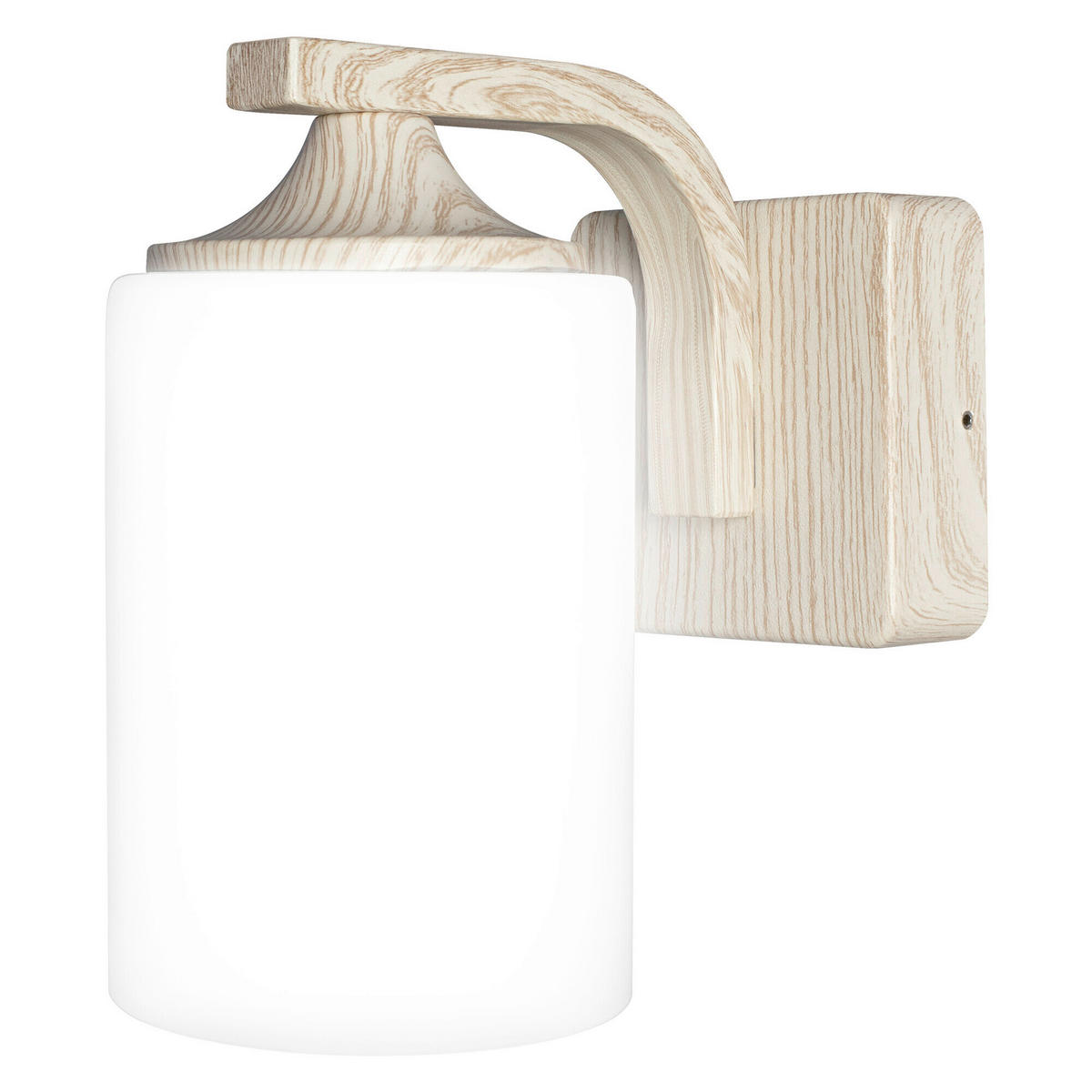 AUßENLEUCHTE 21/11,8/21,2 cm   - Naturfarben, Basics, Glas/Metall (21/11,8/21,2cm) - Osram