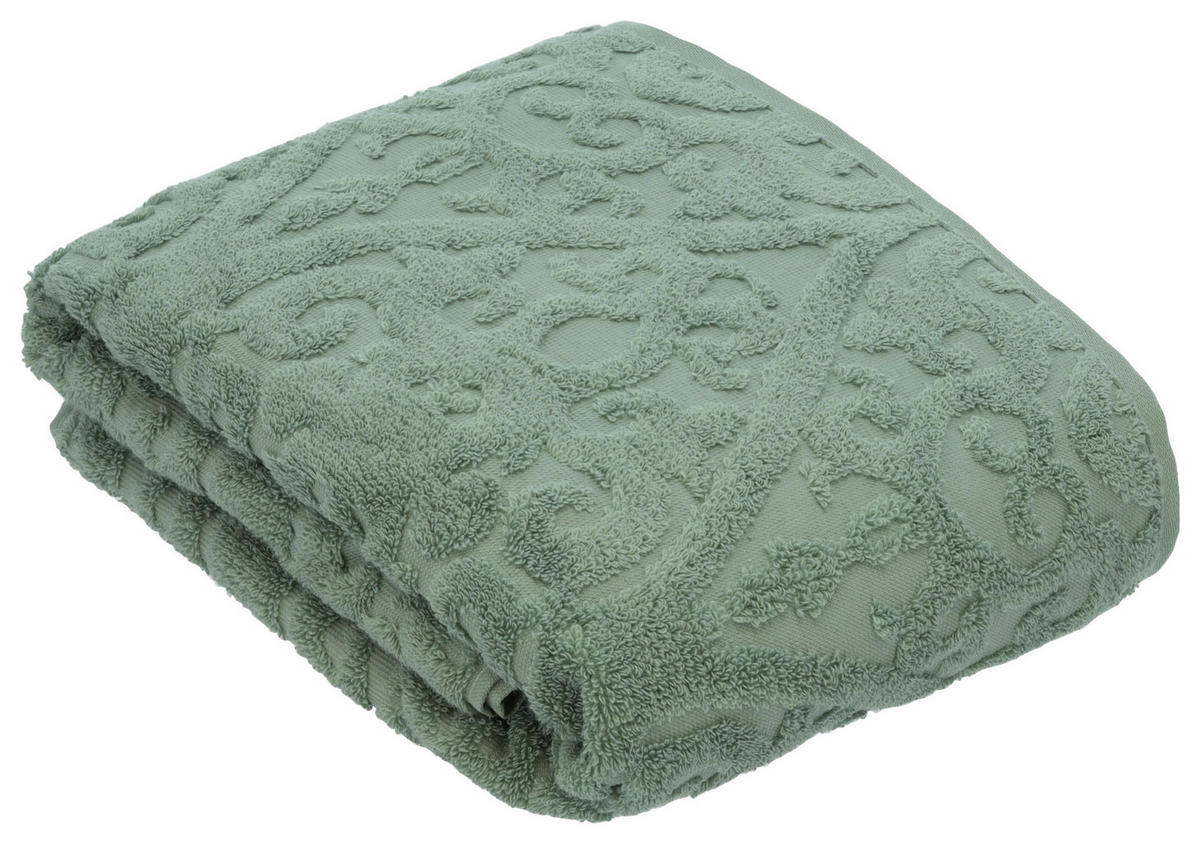 BADETUCH Fidelio Grün 100/150 cm  - Grün, Basics, Textil (100/150cm) - Vossen