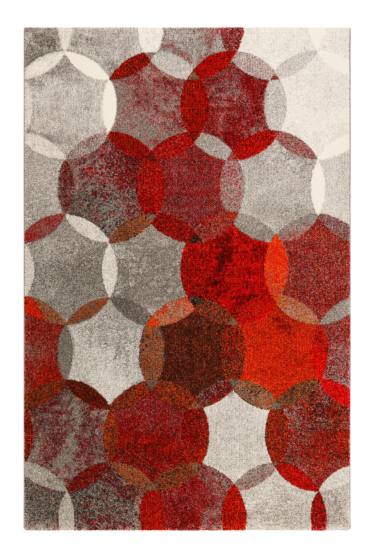 WEBTEPPICH 133/200 cm ESP-21627-112 Rot, Dunkelrot, Weinrot, Rotbraun  - Rotbraun/Rot, KONVENTIONELL, Textil (133/200cm) - Esprit