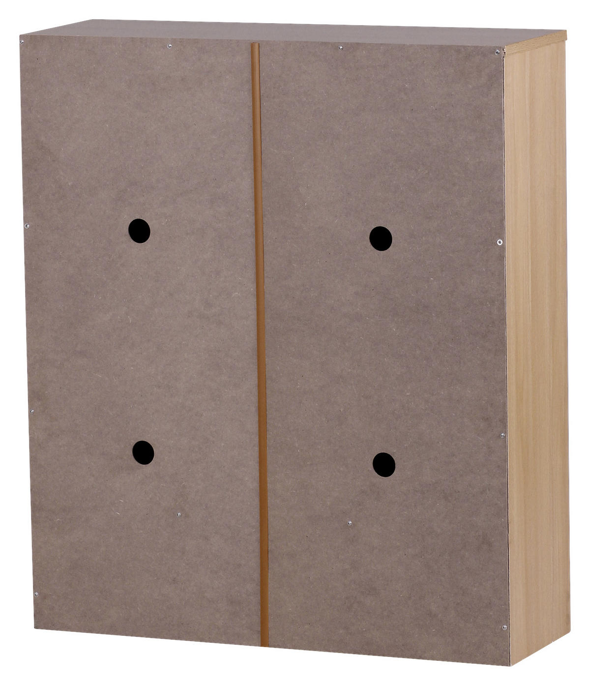 OMARA Z LOPUTAMI ZA ČEVLJE barve bukve - srebrne barve/barve bukve, Konvencionalno, umetna masa/leseni material (75/87/24cm) - MID.YOU