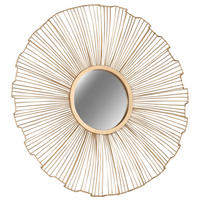 WANDSPIEGEL Goldfarben  - Goldfarben, Trend, Glas/Metall (64/3cm)