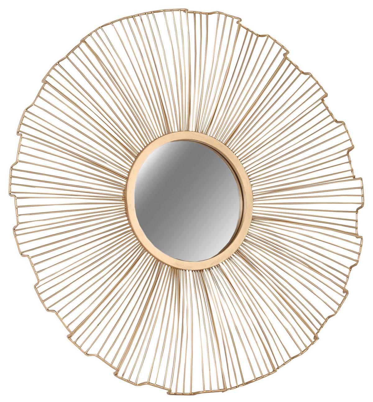 WANDSPIEGEL Goldfarben  - Goldfarben, Trend, Glas/Metall (64/3cm)