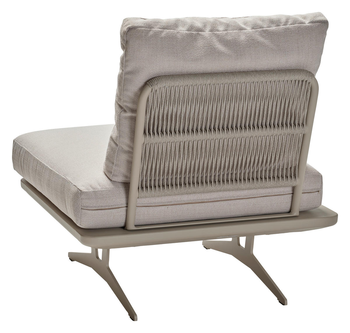 LOUNGEMITTELTEIL - Greige, Basics, Textil/Metall (95/85/85cm) - Stern