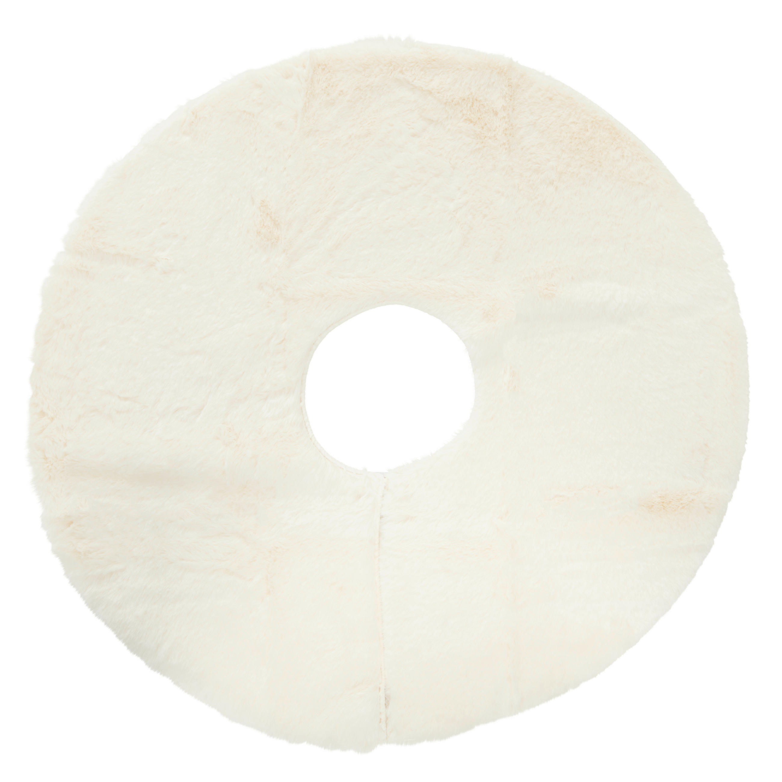 CHRISTBAUMDECKE Weiß  - Weiß, Basics, Kunststoff (90cm) - X-Mas