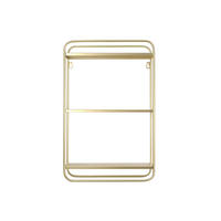 WANDREGAL Goldfarben  - Goldfarben, Design, Metall (36/56/15cm) - MID.YOU