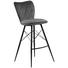BARHOCKER Mikrofaser Grau, Schwarz - Schwarz/Grau, Design, Textil/Metall (43,5/106,5/53cm) - Hom`in BARHOCKER Mikrofaser Grau, Schwarz - Schwarz/Grau, Design, Textil/Metall (43,5/106,5/53cm) - Hom`in