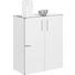 KOMMODE 60/76,8/33,6 cm - Eichefarben/Alufarben, Design, Holzwerkstoff/Kunststoff (60/76,8/33,6cm) - Carryhome KOMMODE 60/76,8/33,6 cm - Eichefarben/Alufarben, Design, Holzwerkstoff/Kunststoff (60/76,8/33,6cm) - Carryhome