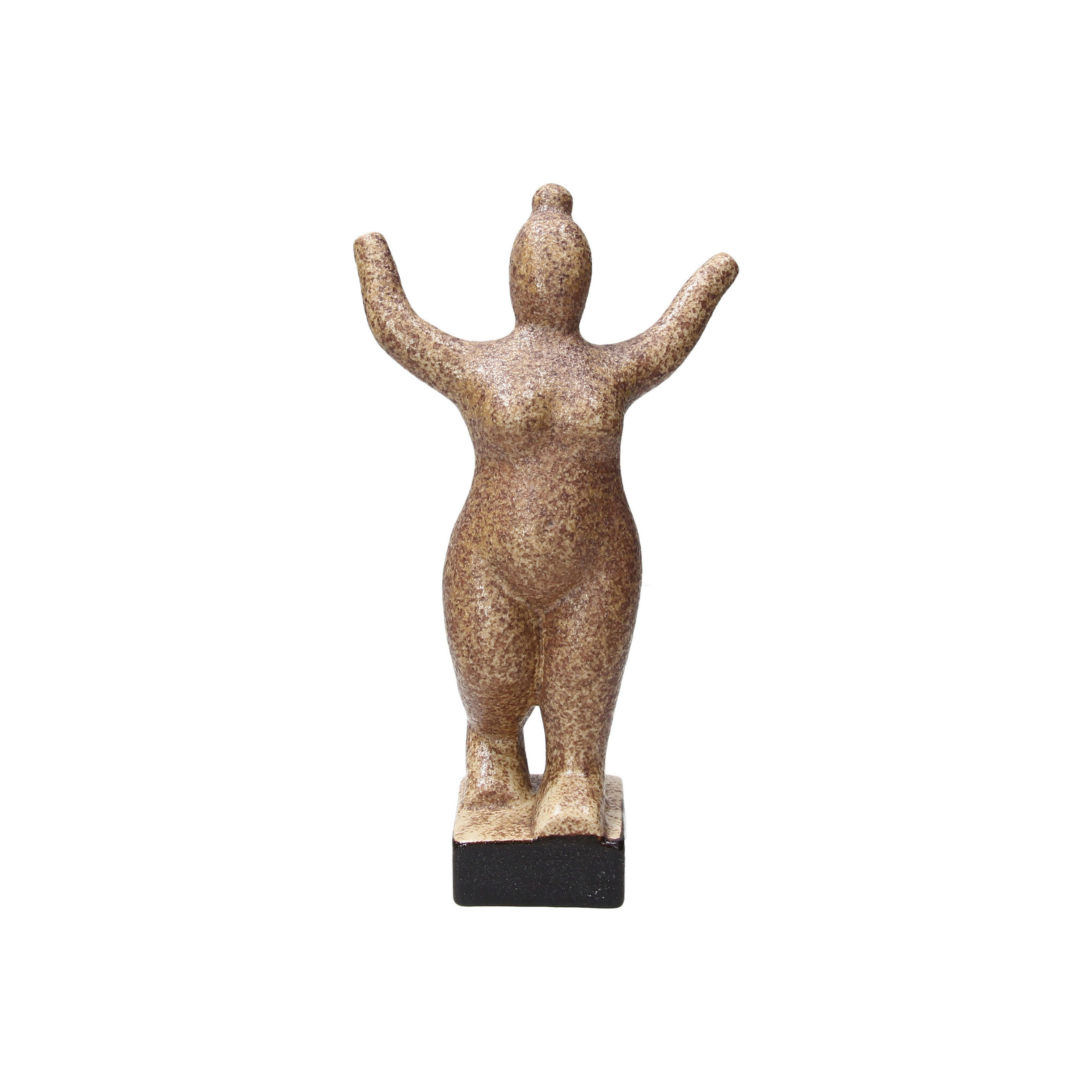 SKULPTURA - rdečerjava, Basics, keramika (12/7/22cm)