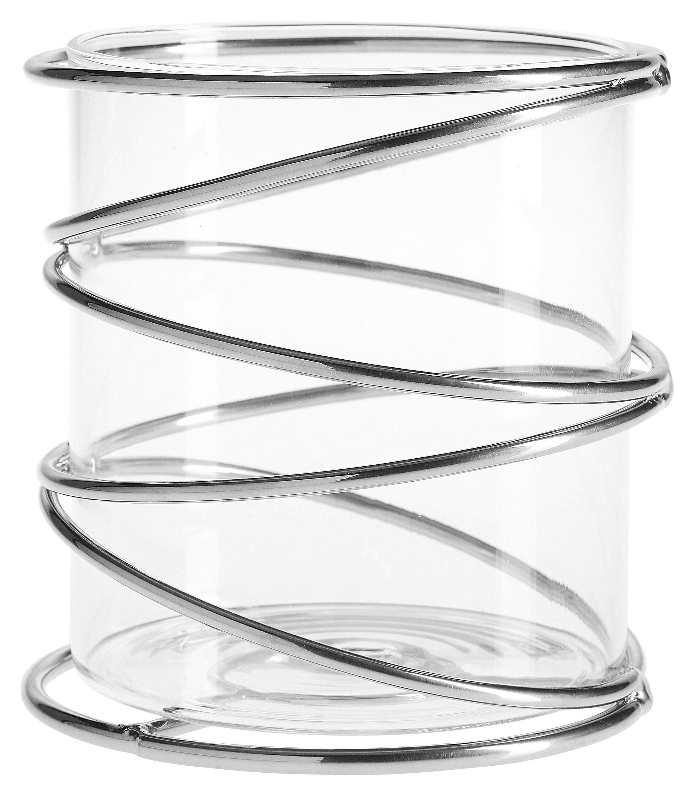 LJUSLYKTA - klar/silver, Basics, metall/glas (10/10cm) - Ambia Home