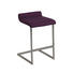 BARHOCKER in Lila, Edelstahlfarben - Edelstahlfarben/Lila, Design, Textil/Metall (40/73/45cm) BARHOCKER in Lila, Edelstahlfarben - Edelstahlfarben/Lila, Design, Textil/Metall (40/73/45cm)