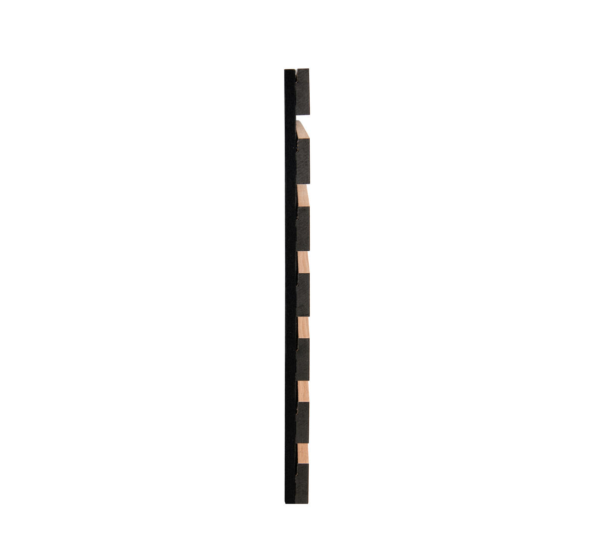 WANDGARDEROBE  in furniert Schwarz, Eiche Artisan  - Schwarz/Eiche Artisan, MODERN, Holzwerkstoff/Textil (80/40/2,1cm) - Milino