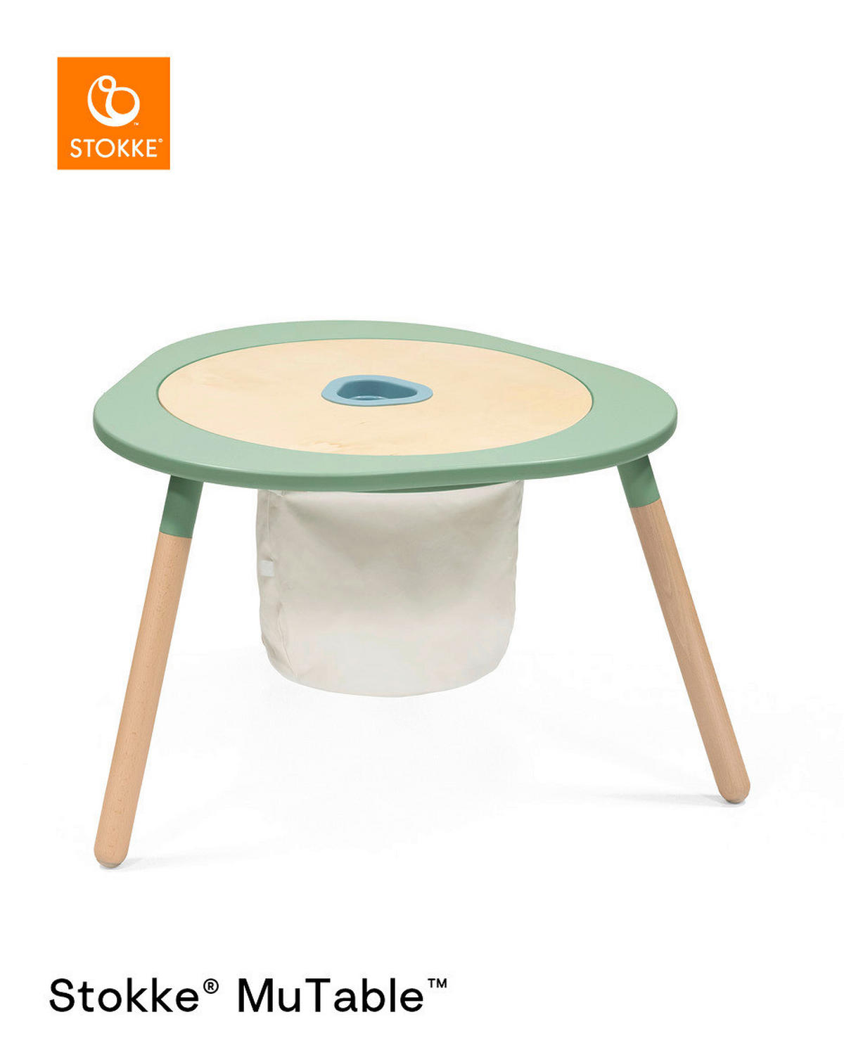AUFBEWAHRUNGSTASCHE MuTable  - Beige, Basics, Textil (27/32/50cm) - Stokke
