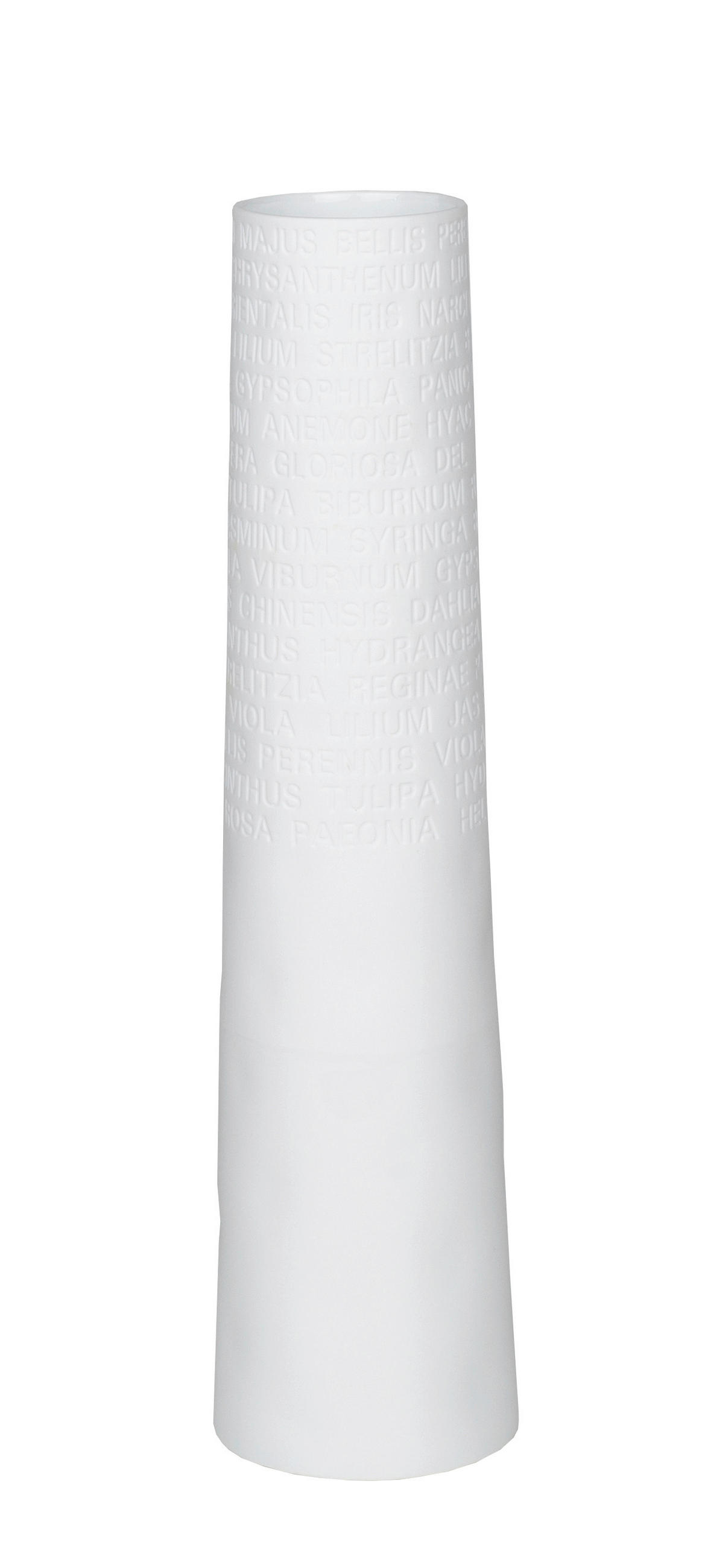 VASE  - Weiss, Basics, Keramik (30cm) - Räder