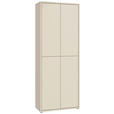 SCHUHSCHRANK Alice Springs  in 74,5/191,9/34,9 cm  - Sandfarben/Grau, MODERN, Holzwerkstoff/Kunststoff (74,5/191,9/34,9cm) - Xora
