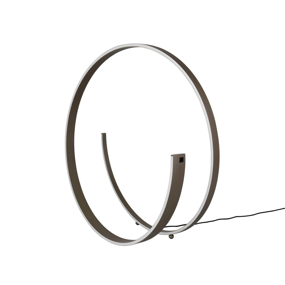 LED-STEHLEUCHTE Cinardi 75 cm  - Braun, Design, Metall (75cm) - Cinque