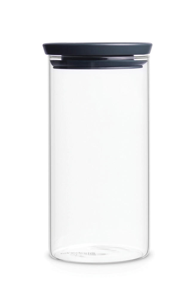 POSODA ZA SHRANJEVANJE   10.4/20.2/10.4 cm           - temno siva, Basics (10.4/20.2/10.4cm) - Brabantia
