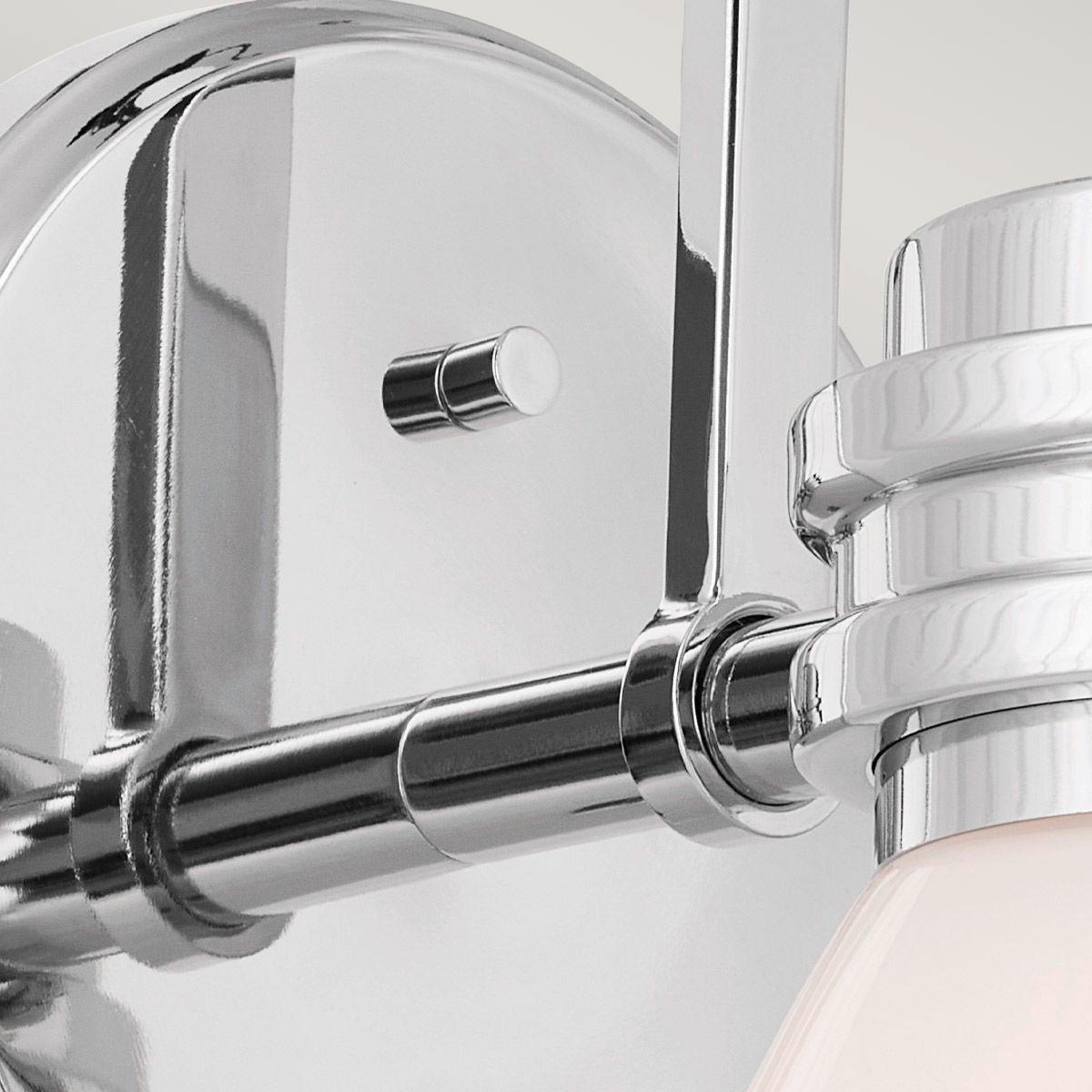 BADEZIMMER-WANDLEUCHTE - Weiss, Konventionell, Glas/Metall (2,40/1,78/2,15cm) - Elstead Lighting