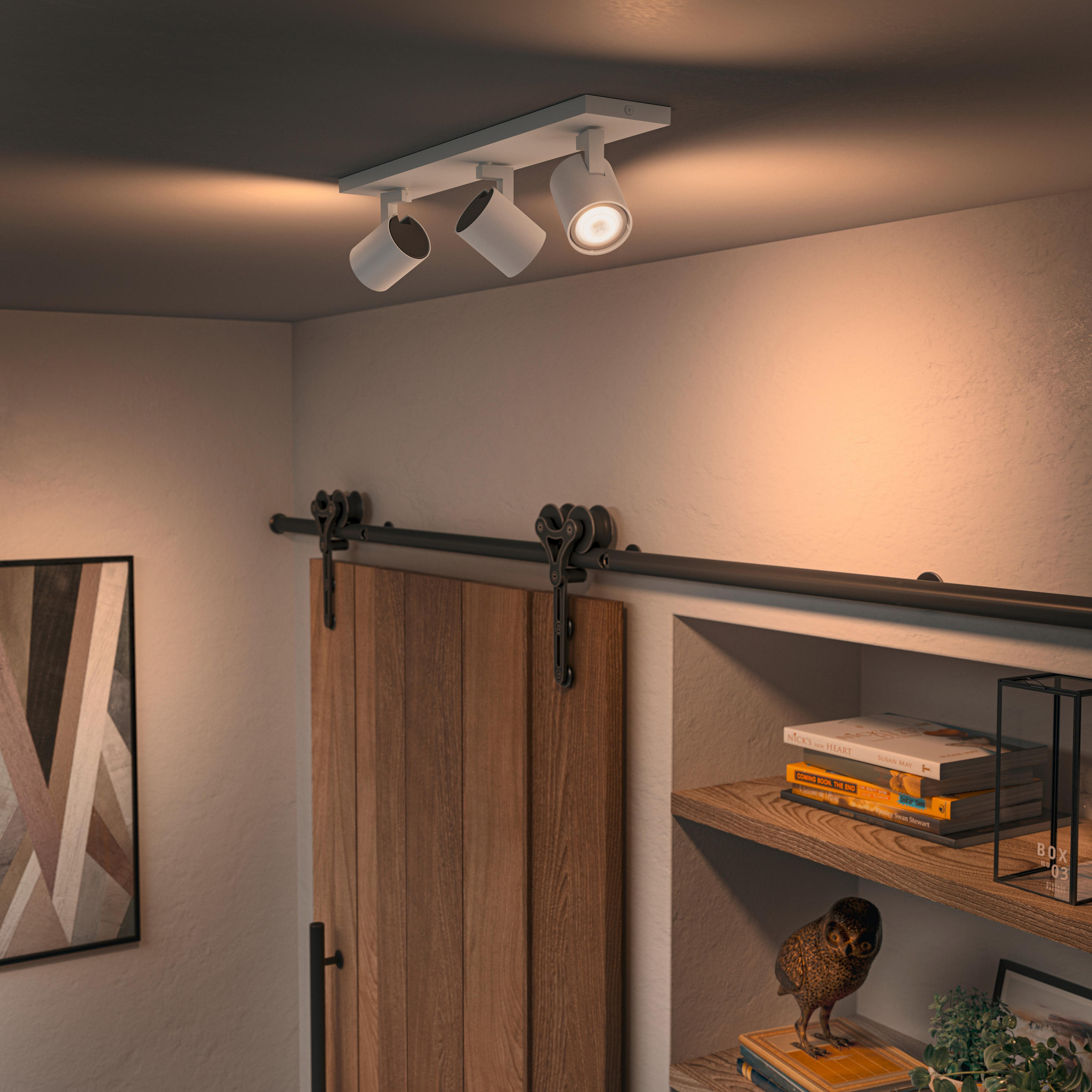 LED-STRAHLER - Weiss, Basics, Metall (48/10,90/8,90cm) - Philips HUE